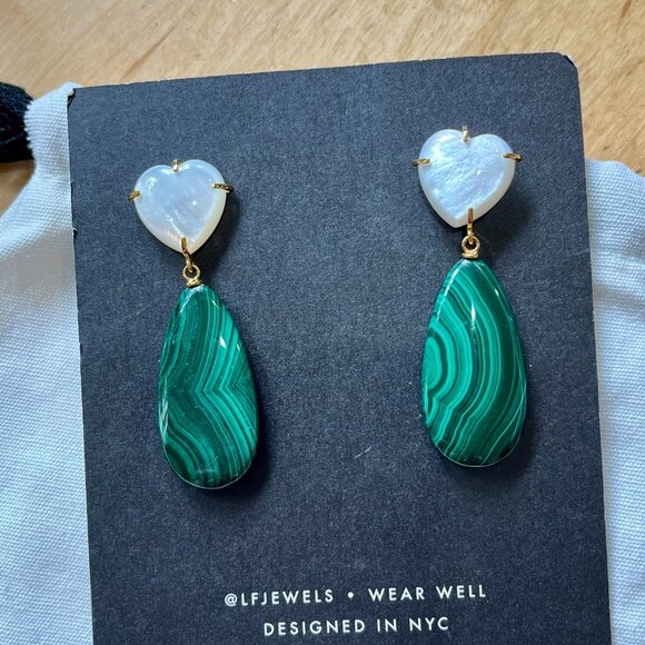 Lizzie Fortunato "Roumana" Malachite earrings - Picture 5 of 7